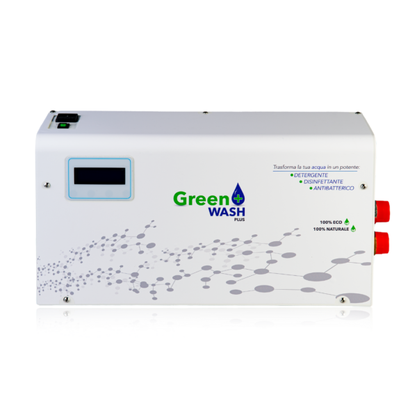 Dispositivo per lavare bucato e superfici senza prodotti chimici "Green Wash Plus"